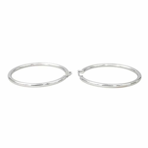 Boucles d'oreilles Boucles d'oreilles Créoles Or blanc 58 Facettes 4343333RV