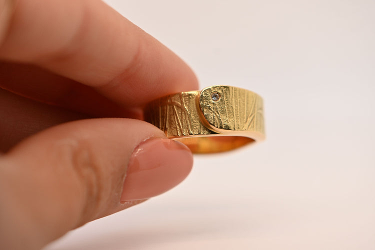 Bague 60 Bague en or et diamants 58 Facettes