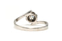 Bague 55 Bague Art Déco en or blanc, diamant taille brillant (+-0.23ct) 58 Facettes 22780