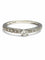 Bague 51.5 Solitaire or blanc et diamants 0,24 ct 58 Facettes 1139