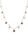 Collier Collier moderne or jaune grenats 58 Facettes 091831