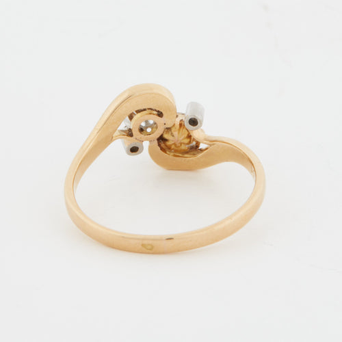 Bague 56 Bague or Jaune - Diamants 58 Facettes RÉF 5017/18