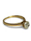 Bague 56 Solitaire or jaune et diamant 0,90 ct 58 Facettes 75101