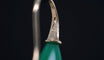 Boucles d'oreilles Boucles d'oreilles pendantes en or avec pierre de jade 58 Facettes