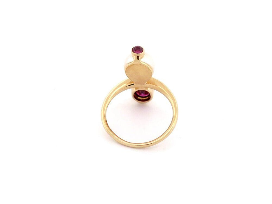 Bague 49 bague POIRAY perles precieuses 49 grenat or jaune 18k 58 Facettes 265327