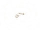 Boucles d'oreilles puce boucle d'oreille VANRYCKE valentine diamant 0.11 ct or blanc 18k 58 Facettes 266429