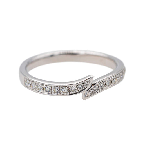 Bague 48.5 Bague Demi alliance Platine Diamant 58 Facettes 3705723CN