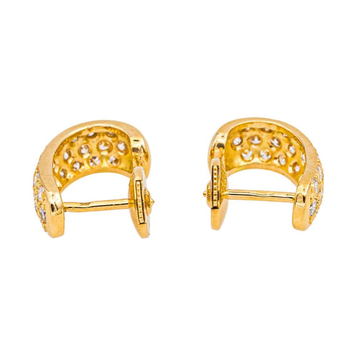 Boucles d'oreilles Boucles d'oreilles Or jaune Diamant 58 Facettes 4798567RV