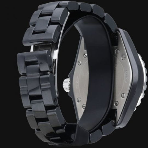 Montre Montre Chanel J12 33 mm Noir intense 58 Facettes MT41314