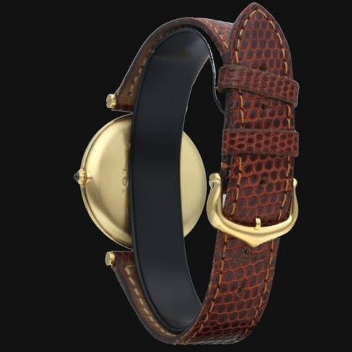 Montre Cartier Montre Must De Cartier Vermeil 58 Facettes MT41151