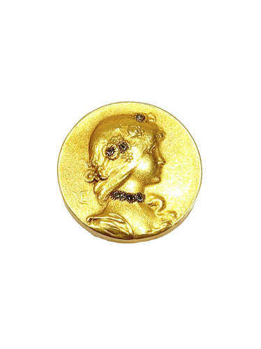 Accessoire Emile Vernier - Bouton de plastron art nouveau 58 Facettes