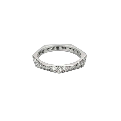 Bague 49 Bague en Or blanc 18k 58 Facettes SAI0581