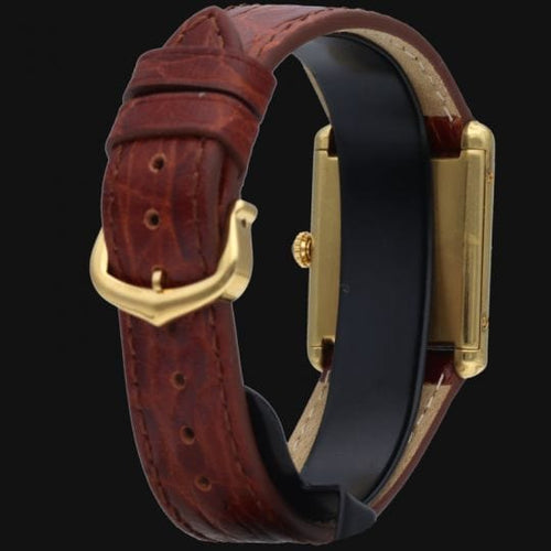 Montre Cartier Montre Tank Vermeil 58 Facettes MT42245