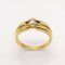 Bague 53 Bague or jaune diamant saphirs 58 Facettes