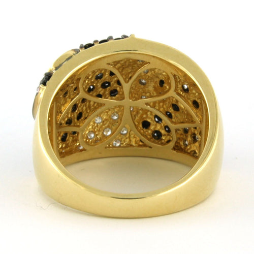 Bague 60 Bague en or bicolore sertie de diamants taille brillant jusqu'à 2,30 ct 58 Facettes