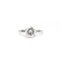 Bague 54 Solitaire - Or blanc et Diamant 1,59 cts 58 Facettes 250327R