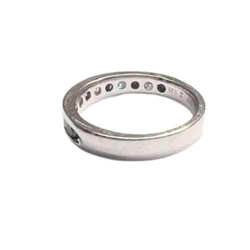Bague 52 Bague en or blanc et diamants 58 Facettes Q92B(944)