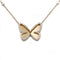 Collier MESSIKA - Collier Butterfly Or Rose Diamants 58 Facettes 240378R