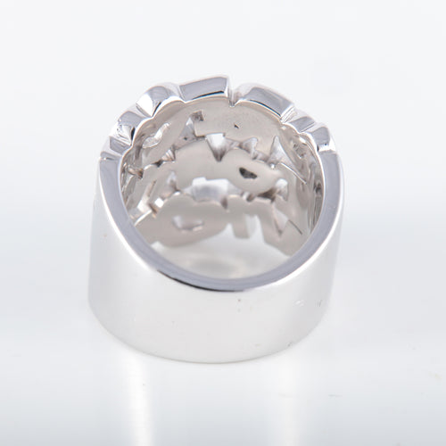 Bague 53 Bague Pasquale Bruni Amore or blanc et diamants 58 Facettes P9L7