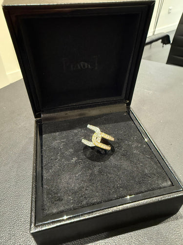 Piaget - Anel possession - Ouro branco e rosa - Diamantes 