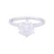 Bague 53 Solitaire platine, diamant 1,71 carat. 58 Facettes 33585