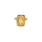 Bague 55 Bague en or jaune sertie d'une citrine 58 Facettes LP1173