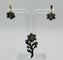 Boucles d'oreilles Boucles d'oreilles et broche à motif floral espagnol 58 Facettes 50195