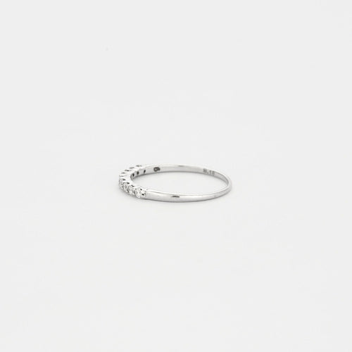 Bague Alliance or et diamant 58 Facettes