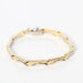 Bracelet Bracelet en or bicolore avec vague 58 Facettes E361321B