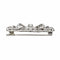 Broche Broche Palladium Diamant 58 Facettes 3824709CN