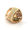 Bague Bague en or jaune massif avec une grosse citrine 58 Facettes
