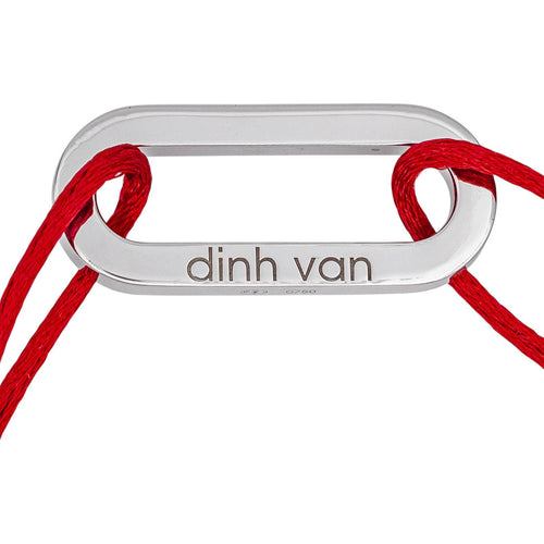 Dinh Van  White gold Link Bracelet 