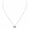 Collier Garel Collier Solitaire  Or blanc Diamant 58 Facettes 3876019CN