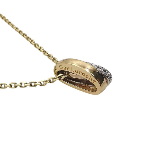 Collier Collier pendentif en or & diamants Guy Laroche 58 Facettes
