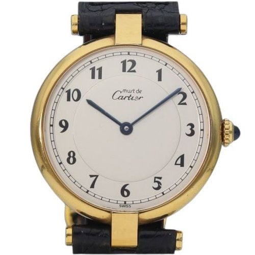 Montre Cartier Montre Must De Cartier Vermeil 58 Facettes MT41227
