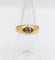 Bague 50 Bague jonc dôme or jaune 18k diamant taille ancienne 0,40 carat 58 Facettes A06197