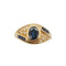 Bague 57 Bague or jaune saphirs & diamants 58 Facettes
