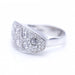 Bague 56 Bague en or blanc avec diamants 58 Facettes N102882LF