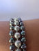 Bracelet Bracelet 3 rangs perles de Tahiti mers du Sud fermoir or 58 Facettes