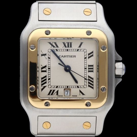 Montre Cartier Montre Santos De Cartier Galbee 58 Facettes MT40292