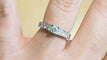 Bague 51 Bague de fiançailles en or gris et diamant 58 Facettes F4581