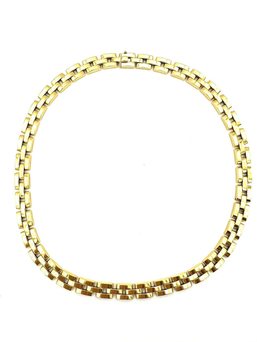 Collier CARTIER. Collection "Panthère", collier en or jaune 18K (Full Set) 58 Facettes