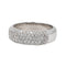Bague 54 Bague Bandeau Or blanc Diamant 58 Facettes 3440604CN