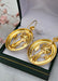 Boucles d'oreilles Boucles d'oreilles anciennes or jaune 58 Facettes 490