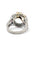 Bague 55 Bague en or blanc 18 carats , aigue-marine , diamants , rubis 58 Facettes