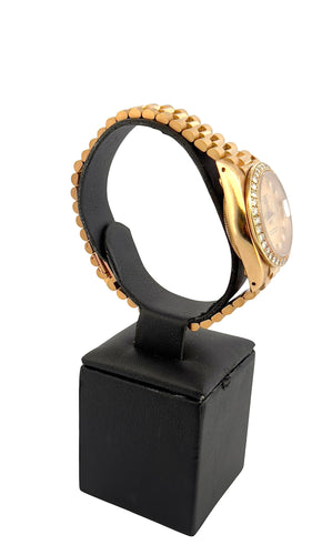 Montre Rolex Lady Oyster perpetual date juste en or et diamants 58 Facettes