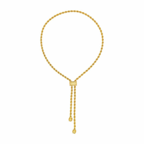 Négligé halskæde i guld 