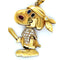 Pendentif Pendentif vintage Snoopy or jaune et diamants 58 Facettes 7034/10
