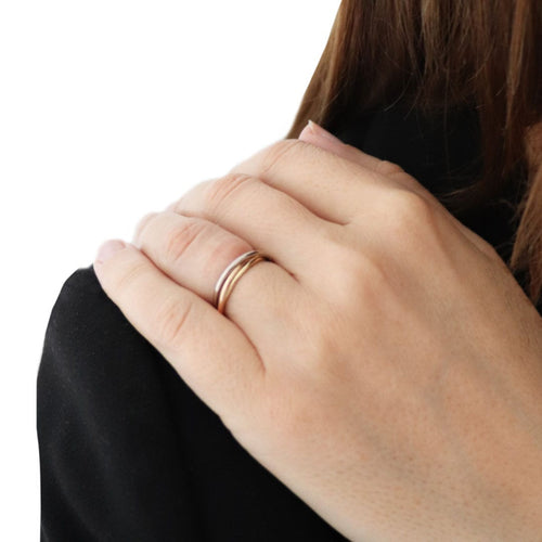 Bague 53 CARTIER - Bague Trinity Petit Modèle 58 Facettes