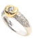 Bague Or 18K blanc jaune Diamant
